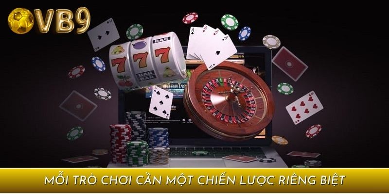Mỗi trò chơi cần một chiến lược riêng biệt