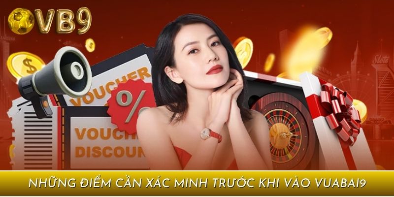 Những điểm cần xác minh trước khi vào VUABAI9