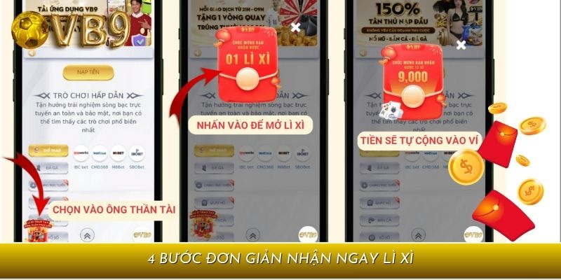 Mở lì xì mỗi thứ Sáu – nhận thưởng nhanh trong 1 lần bấm.